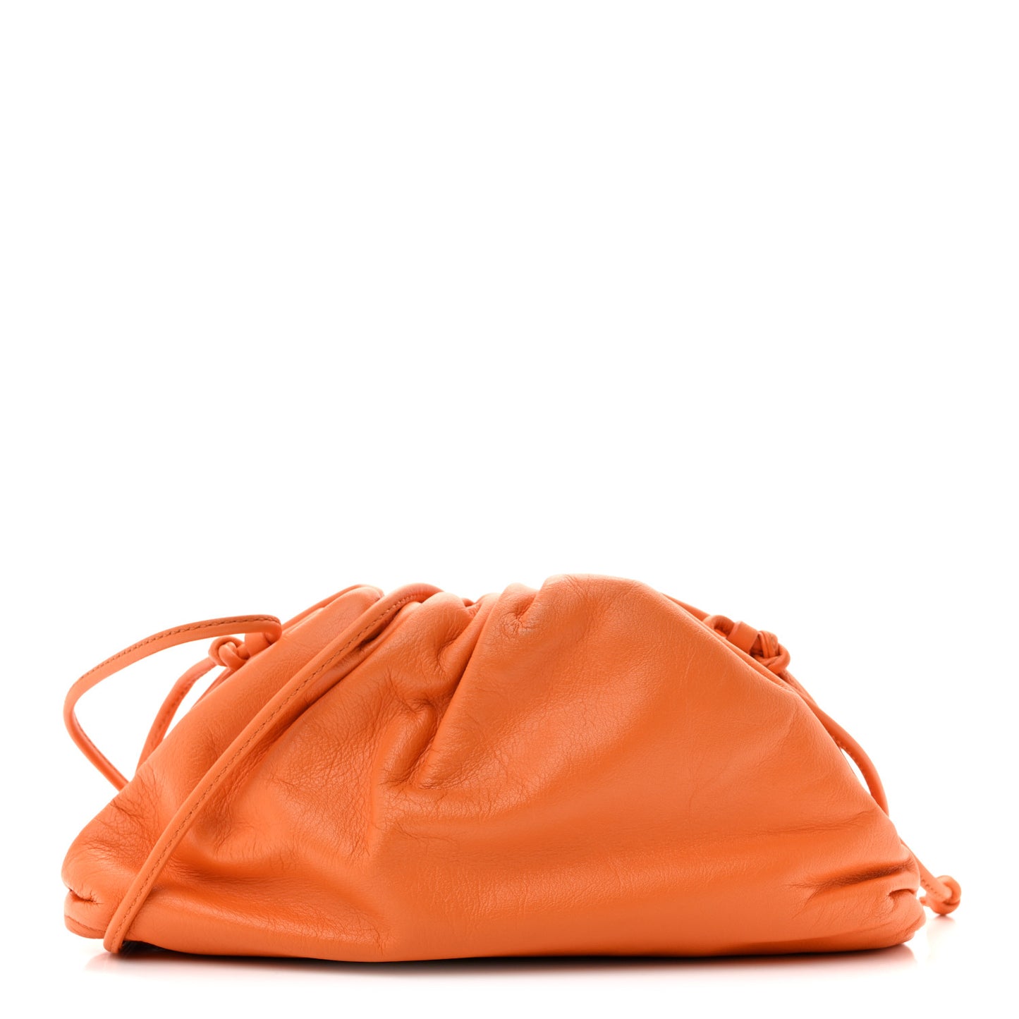 Butter Calfskin The Mini Pouch Light Orange