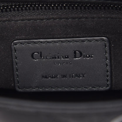Christian Dior Ultra Matte Calfskin Cannage Mini Lady Dior Black 6 of 8
