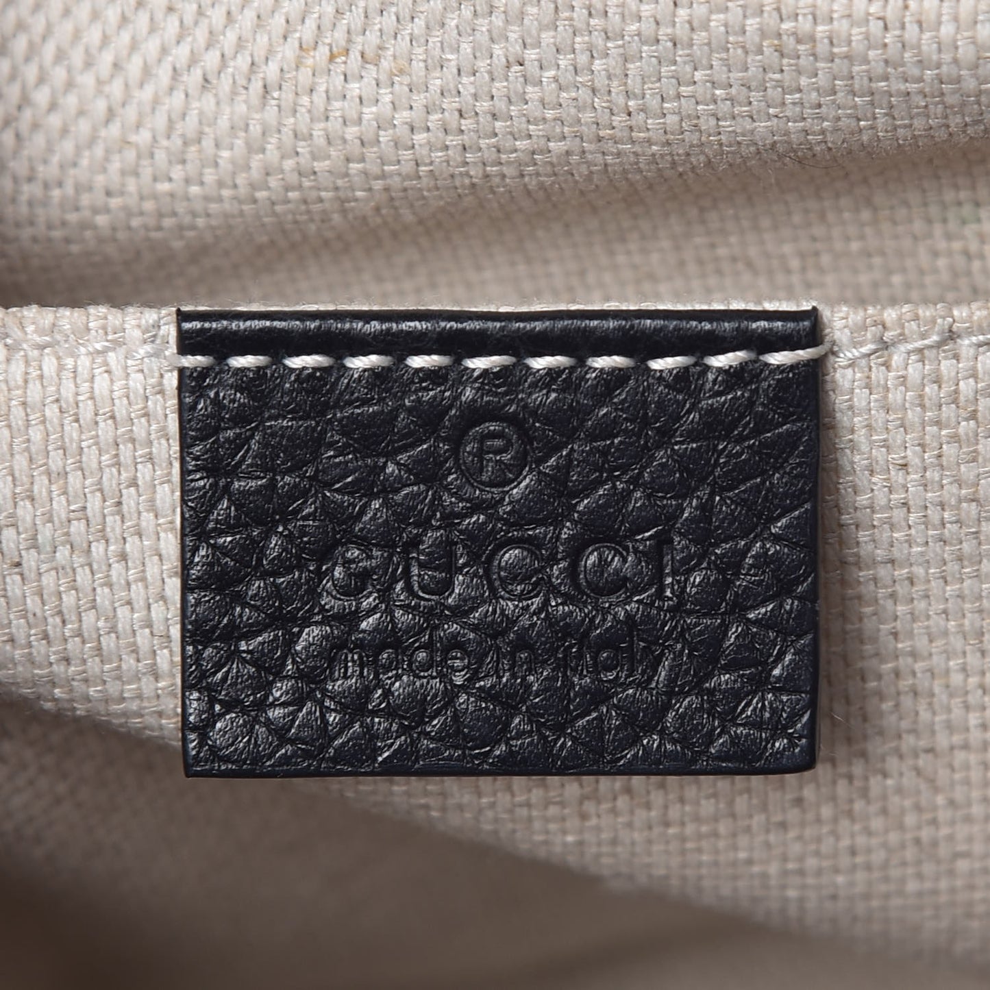 Pebbled Calfskin Small Soho Disco Bag Black