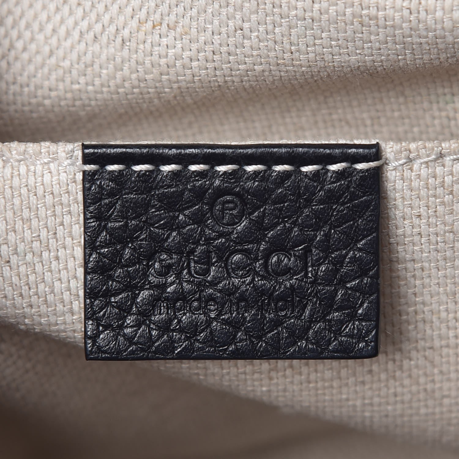 Gucci Pebbled Calfskin Small Soho Disco Bag Black 6 of 8