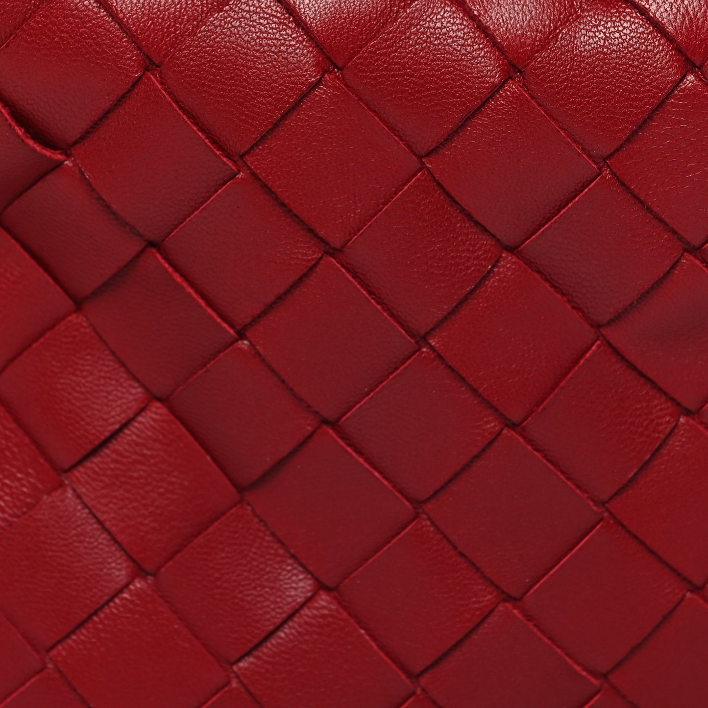 Nappa Intrecciato Mini Jodie Dark Red
