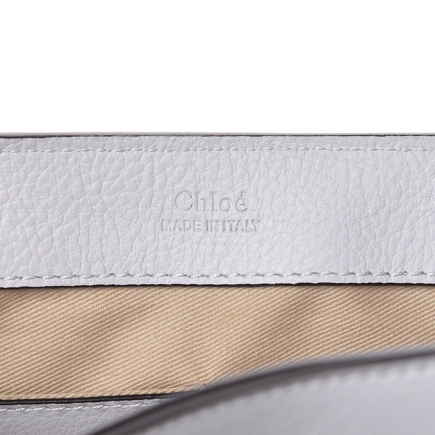 Chloe Calfskin Small Faye Day Shoulder Bag Light Cloud 6 of 10