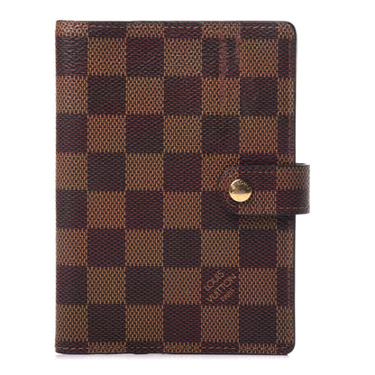Louis Vuitton Damier Ebene Small Ring Agenda Cover 1 of 13