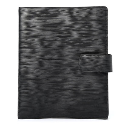 Louis Vuitton Epi Large Ring Agenda Cover Black 1 of 4