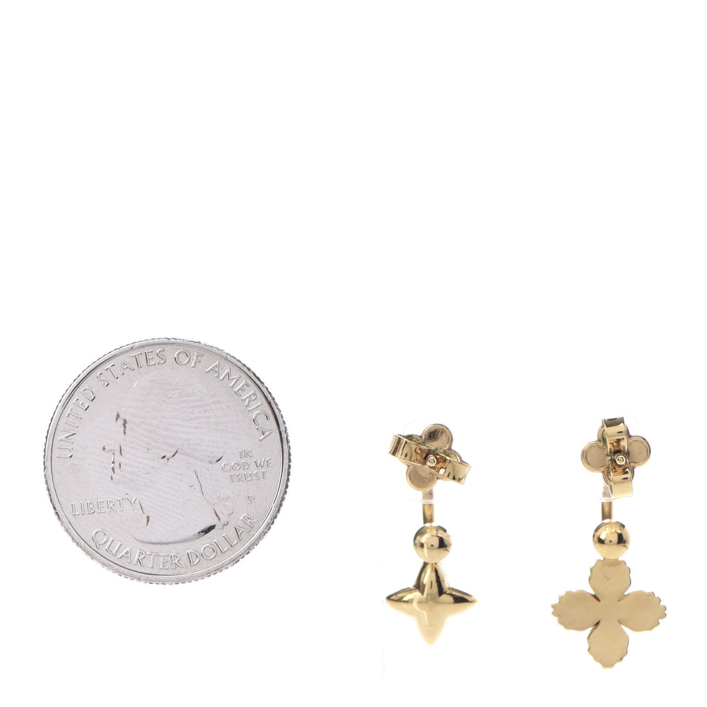 Strass Blooming Mismatched Earrings Gold