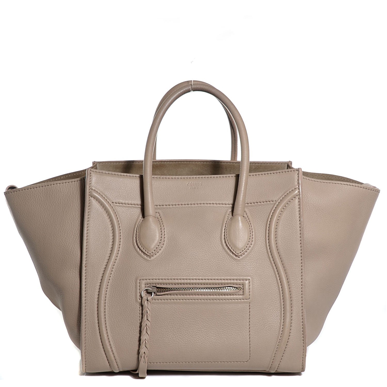 Celine Supple Calfskin Medium Phantom Luggage Dune 1 of 9