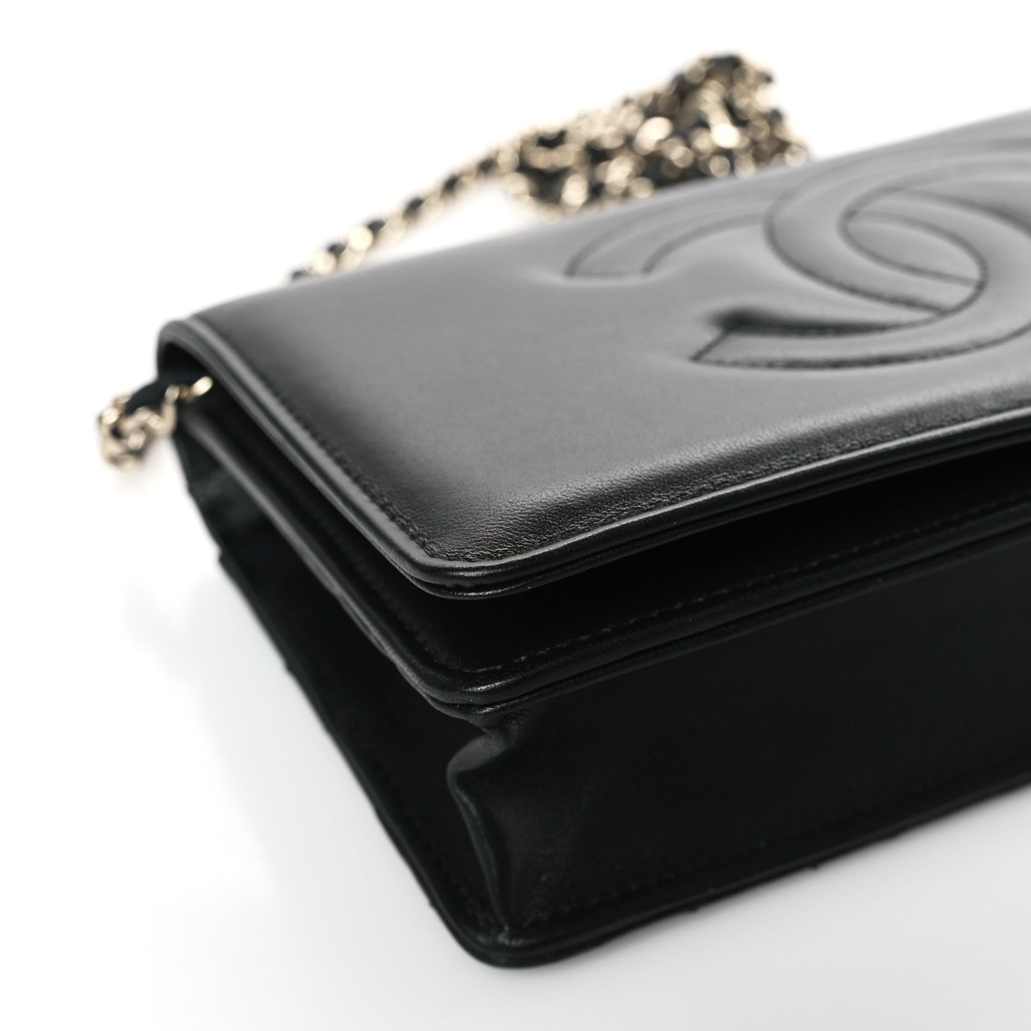 Chanel Lambskin Timeless CC Wallet on Chain WOC 9 of 11