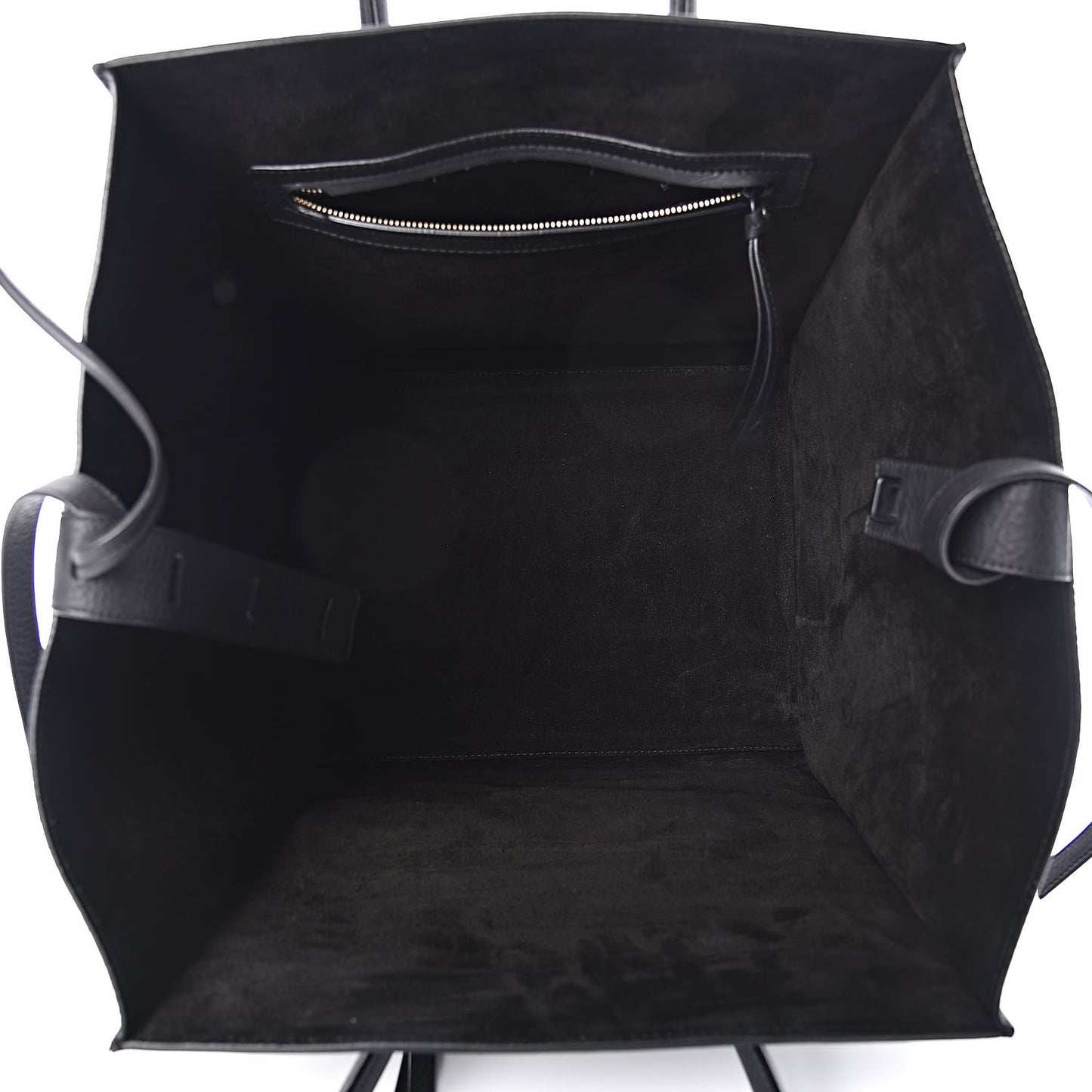 Supple Calfskin Medium Phantom Luggage Black