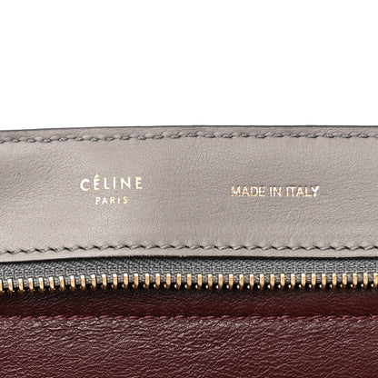 Celine Crocodile Embossed Nubuck Medium Trapeze Grey 6 of 14