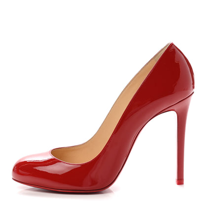 Christian Louboutin Patent Dorissima 100 Pumps 38.5 Carmine 1 of 7