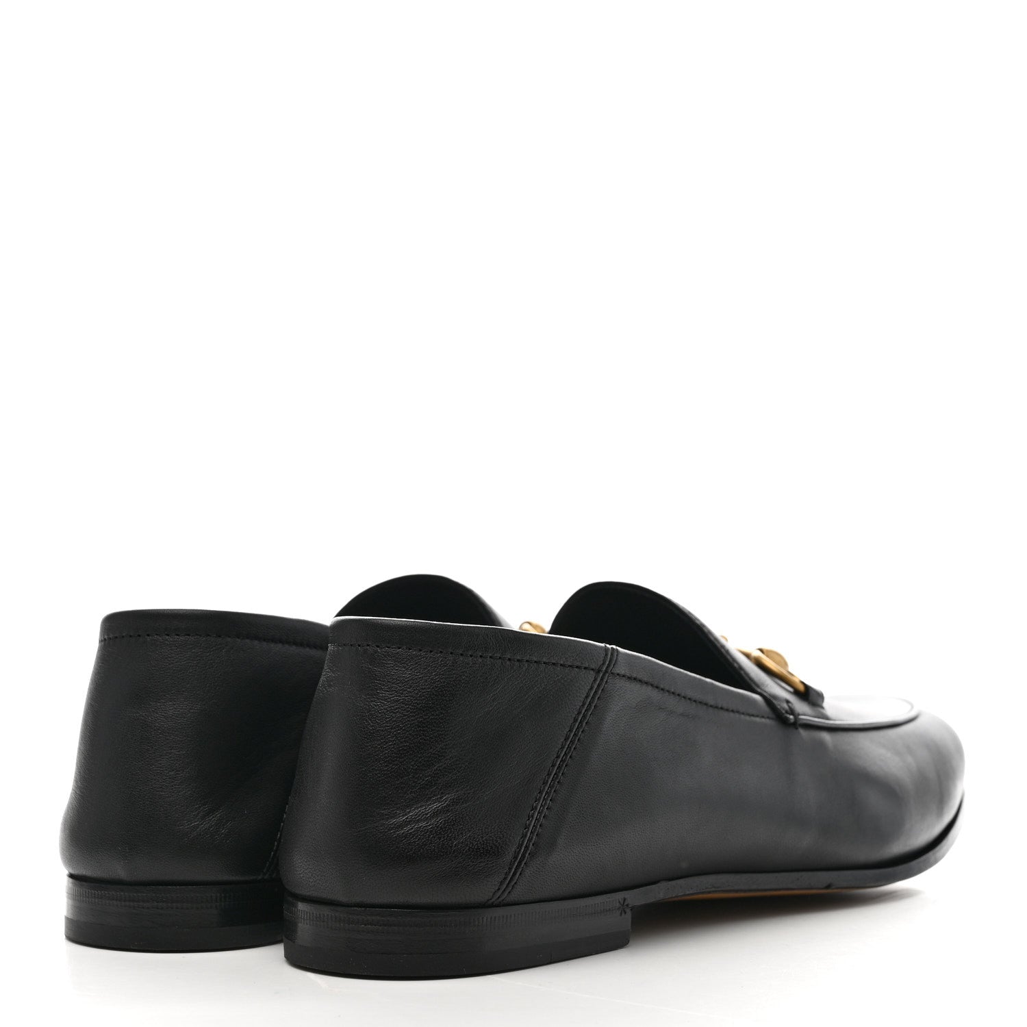 Gucci Lambskin Mens Brixton Horsebit Loafers 11.5 Black 5 of 11
