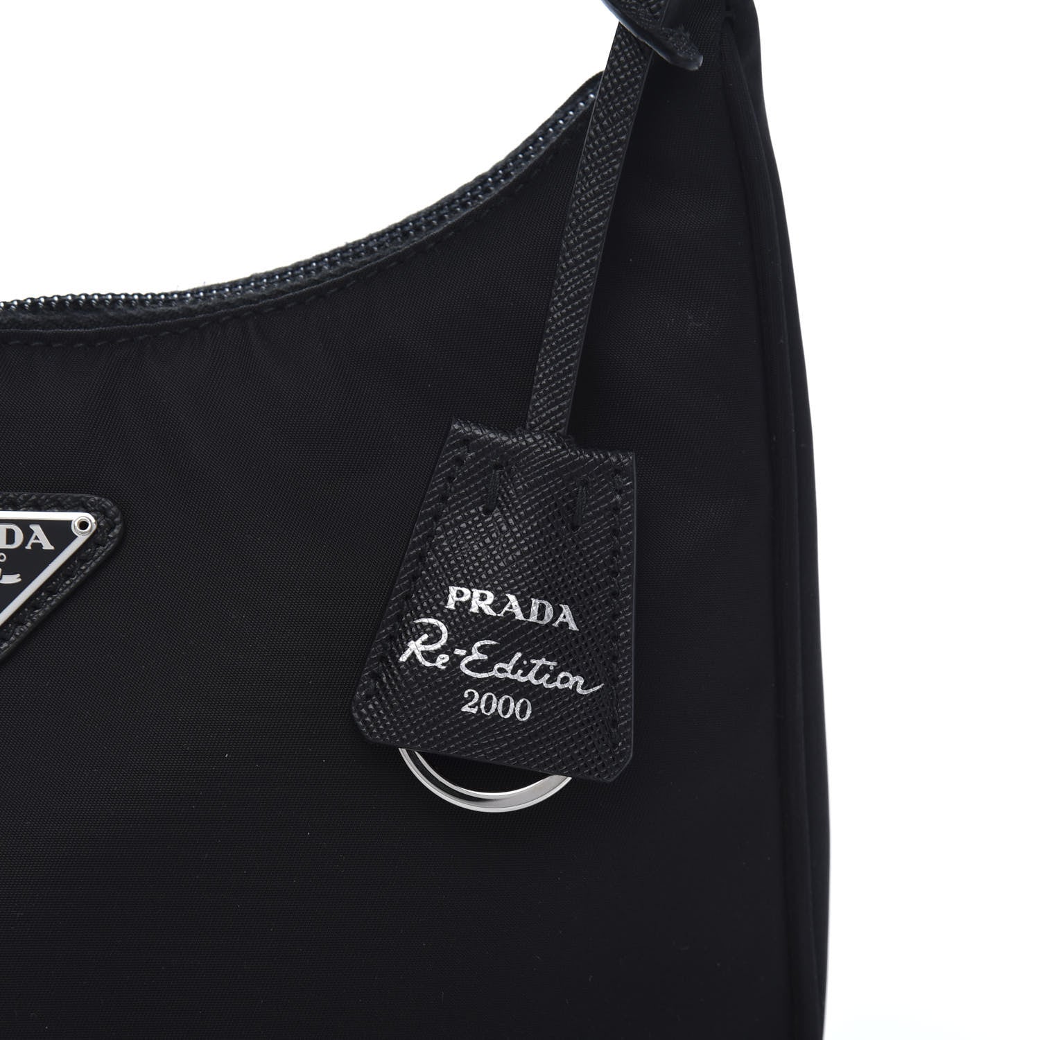 Prada Tessuto Nylon Mini Re-Edition 2000 Bag Black 11 of 11