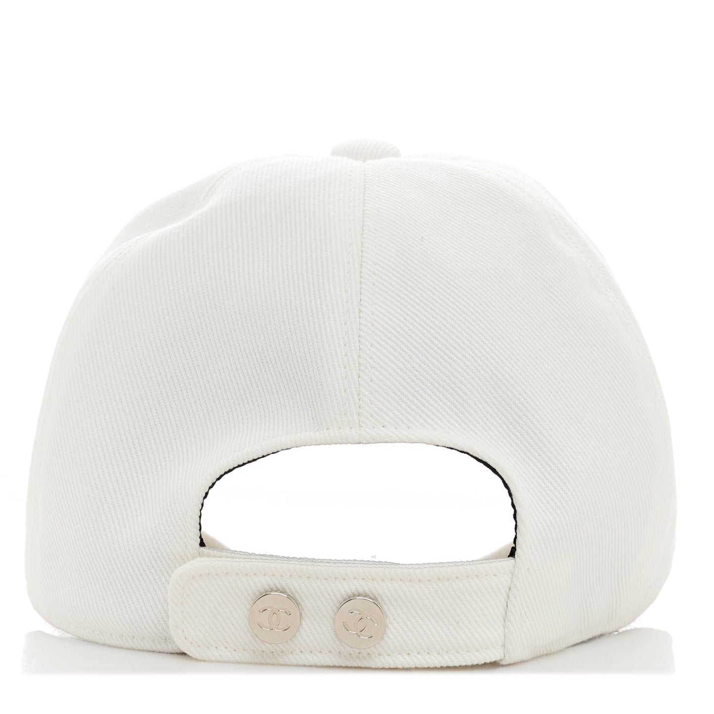 Cotton Sequin CC Cap Hat Ivory