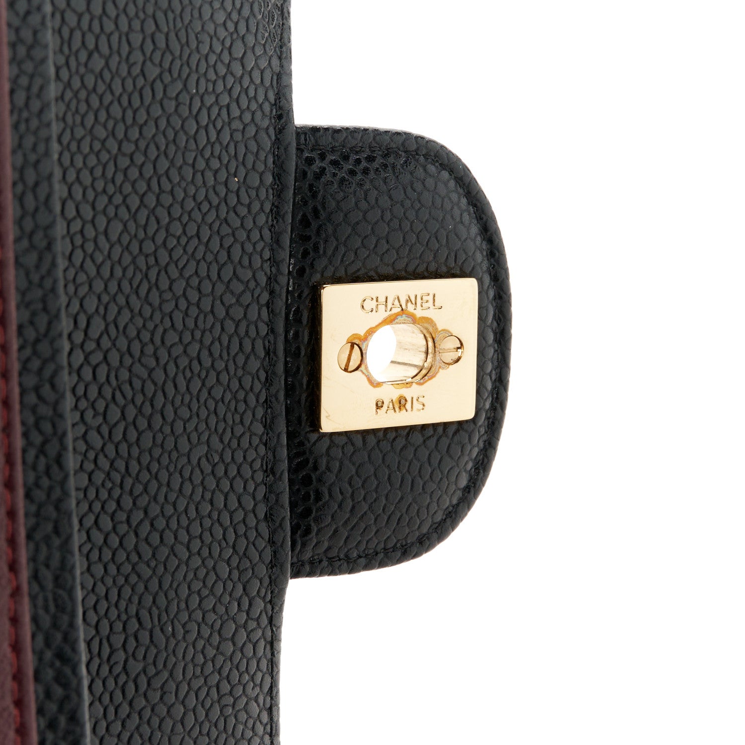 Chanel Caviar Quilted Medium Double Flap Black 7 of 12