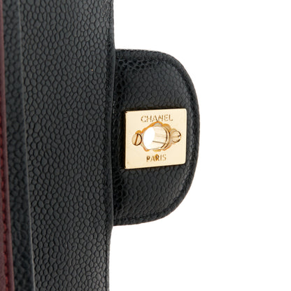 Chanel Caviar Quilted Medium Double Flap Black 7 of 12