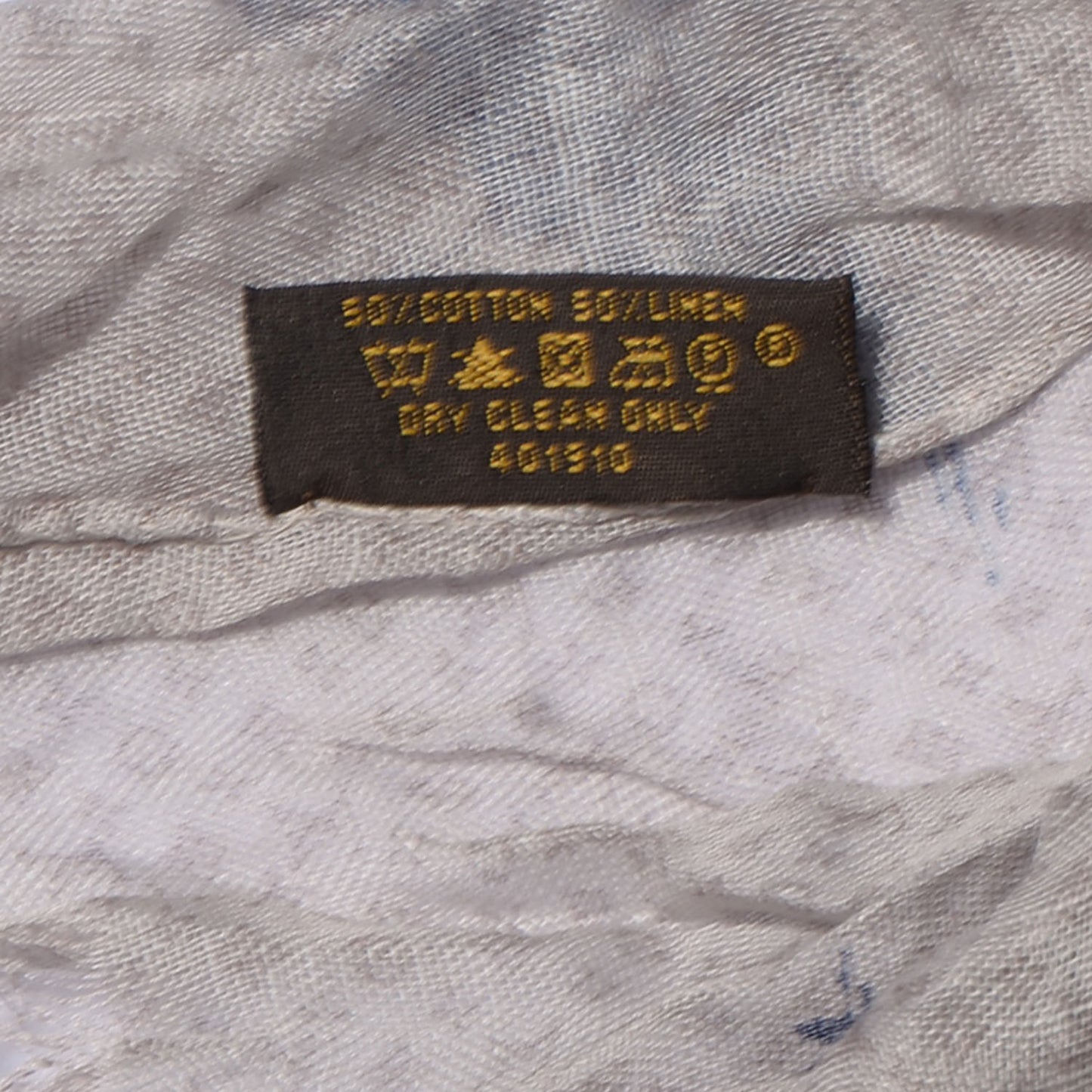 Cotton Linen Toile Etole De Louis Pareo Blue
