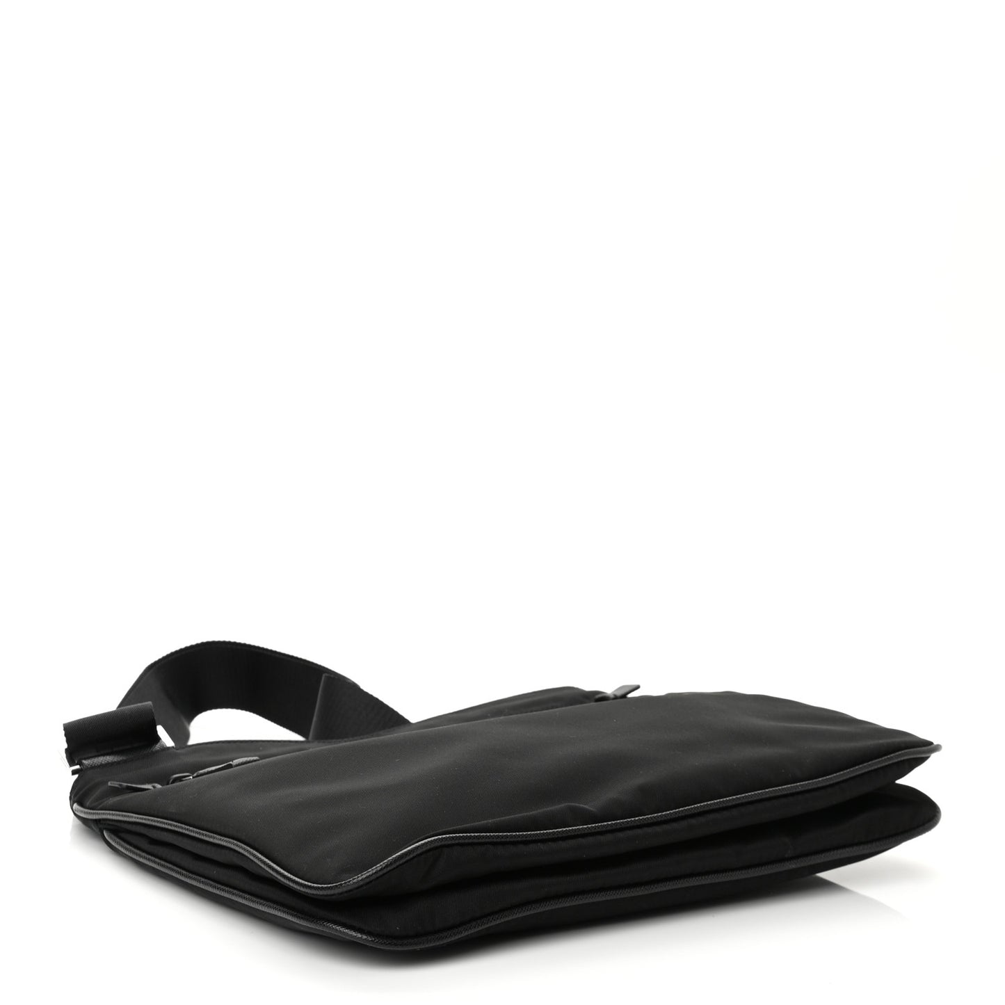 Tessuto Nylon Messenger Bag Black