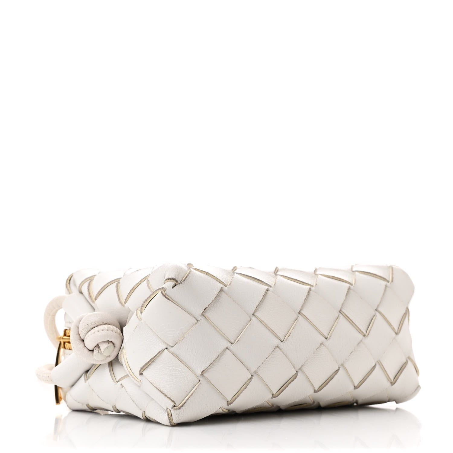 Bottega Veneta Nappa Intrecciato Candy Loop Camera Bag White 4 of 10