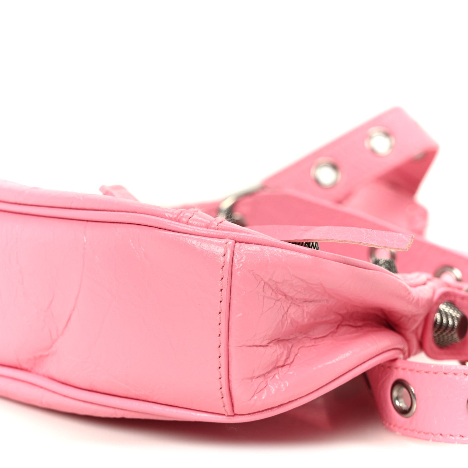 Balenciaga Agneau Arena XS Le Cagole Shoulder Bag Sweet Pink 10 of 10