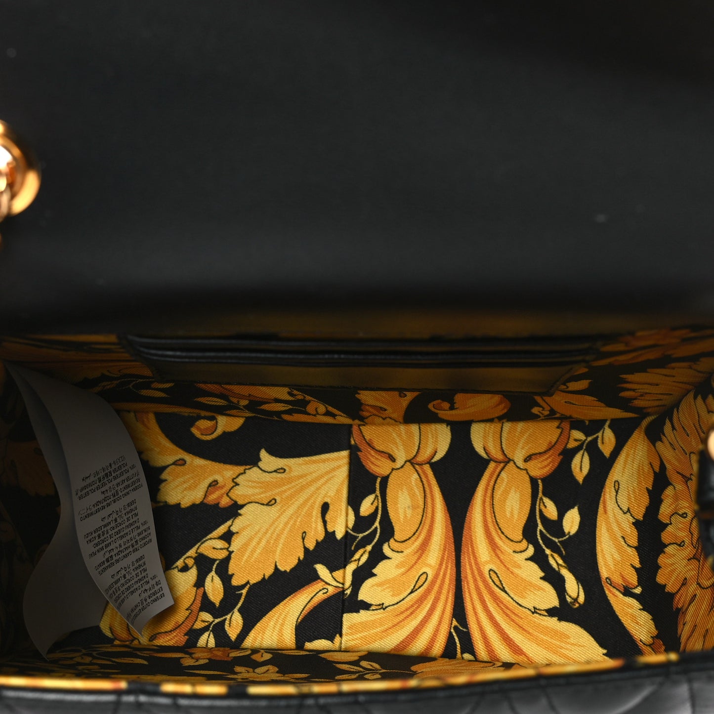 Nappa Quilted Virtus Bag Black