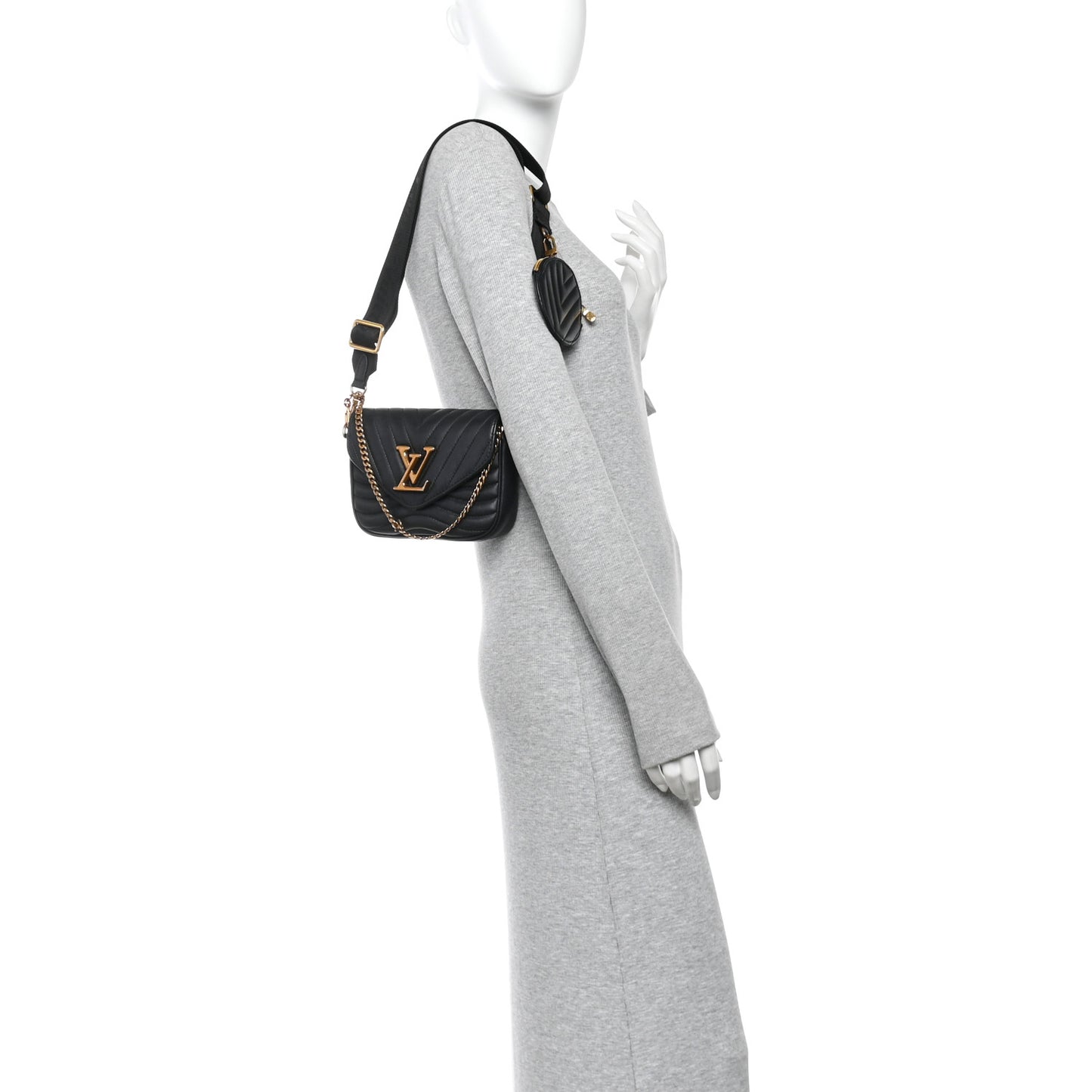 Calfskin New Wave Multi Pochette Black