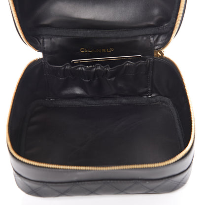 Chanel Calfskin Vanity Cosmetic Bag Black 5 of 20