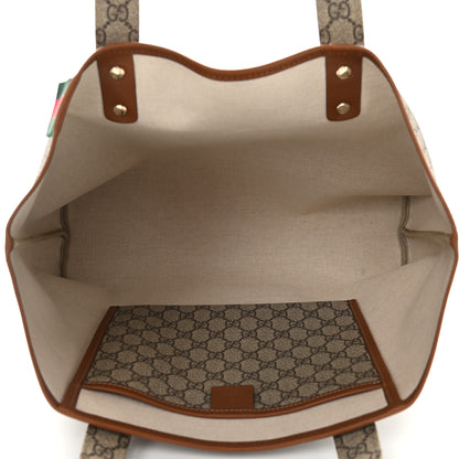 Gucci GG Plus Monogram Medium Signature Web Loop Tote Brown 5 of 11