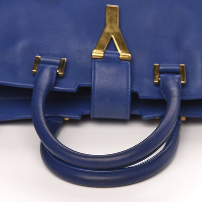 Saint Laurent Calfskin Small Classic Y Cabas Royal Blue 12 of 20