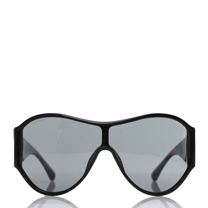 Chanel Acetate Quilted CC Sunglasses 5426 Black 2 of 8