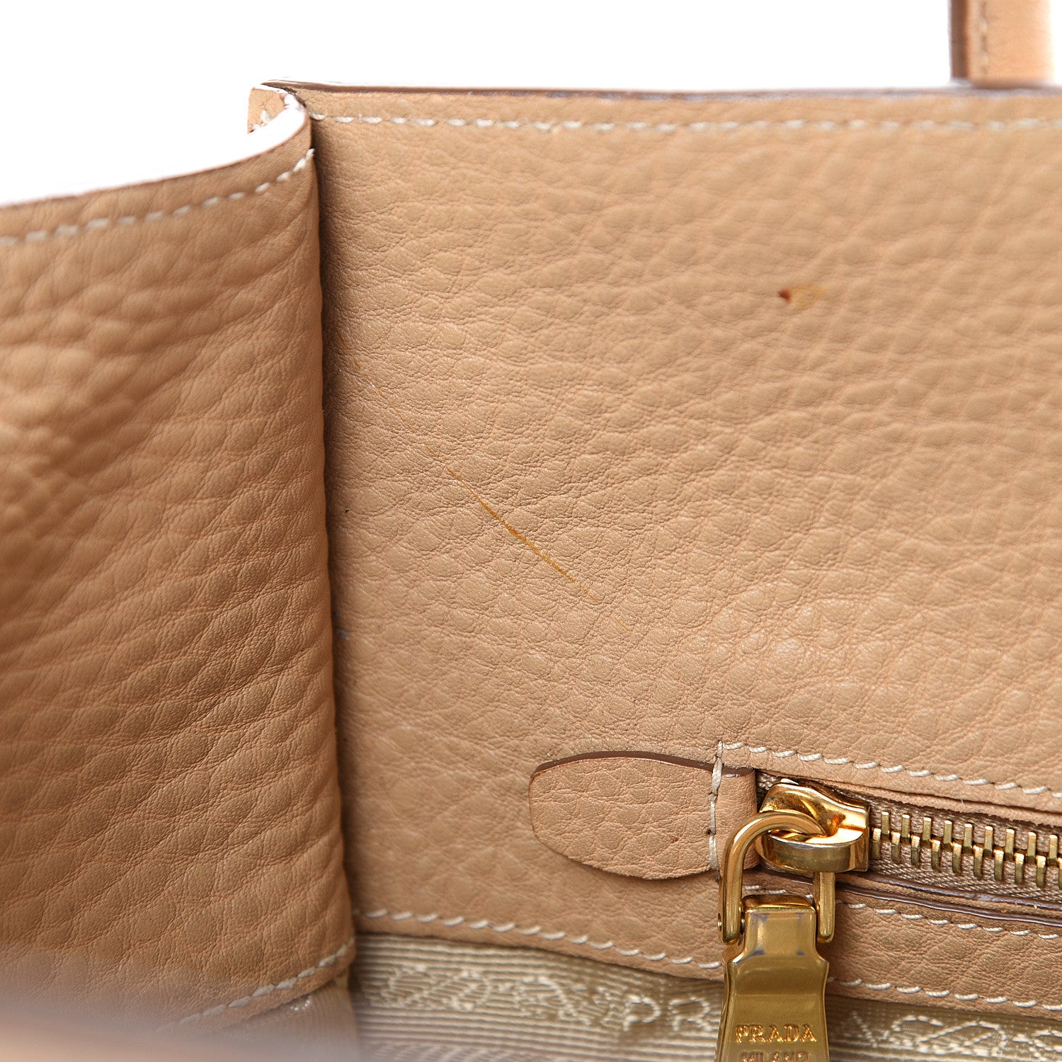 Prada Vitello Phenix Shopping Tote Sabbia 15 of 16