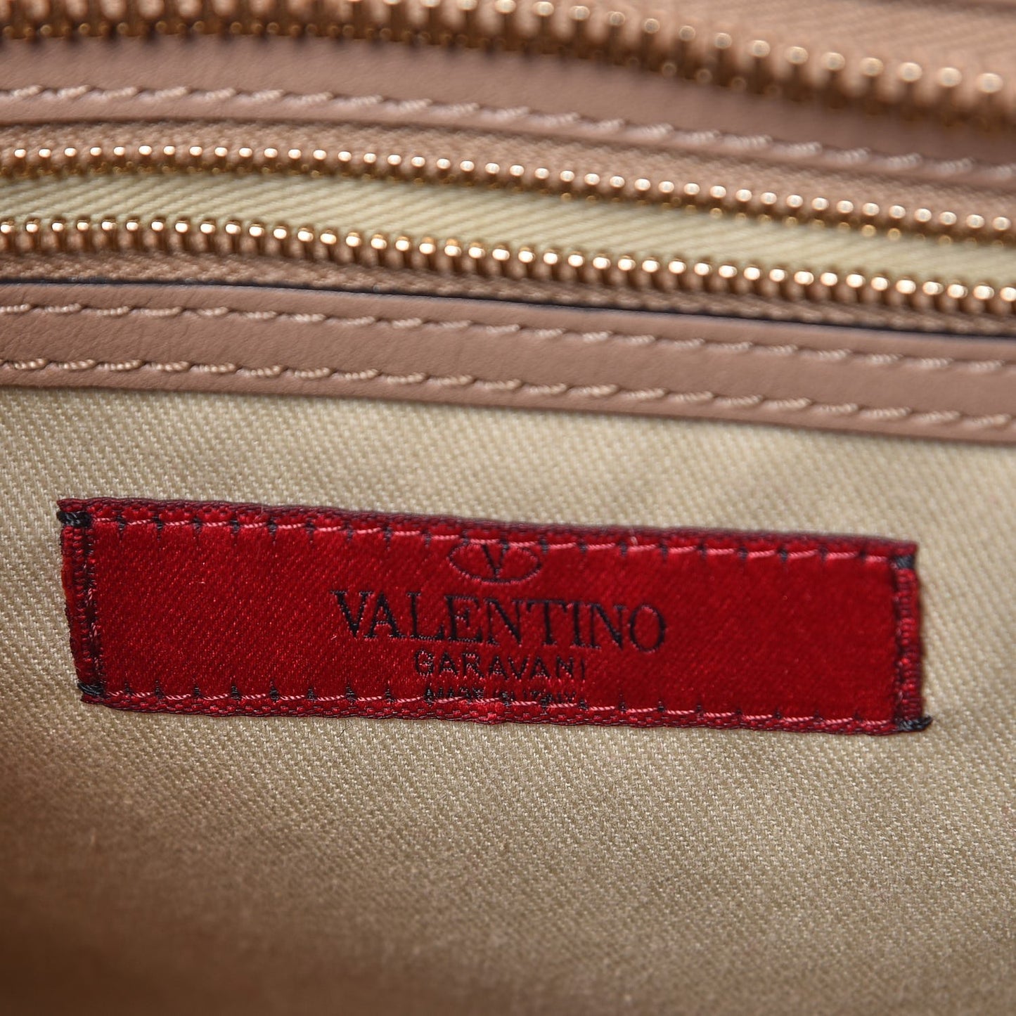 Vitello Rockstud Double Handle Tote Alpaca