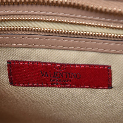 Valentino Garavani Vitello Rockstud Double Handle Tote Alpaca 7 of 11