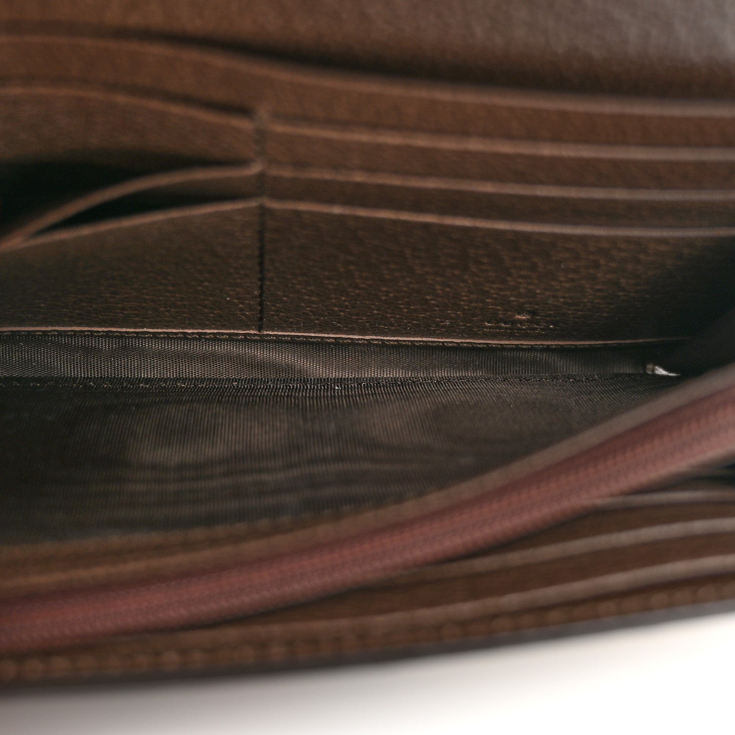 Gucci GG Supreme Monogram Web Ophidia Continental Wallet Brown 5 of 8