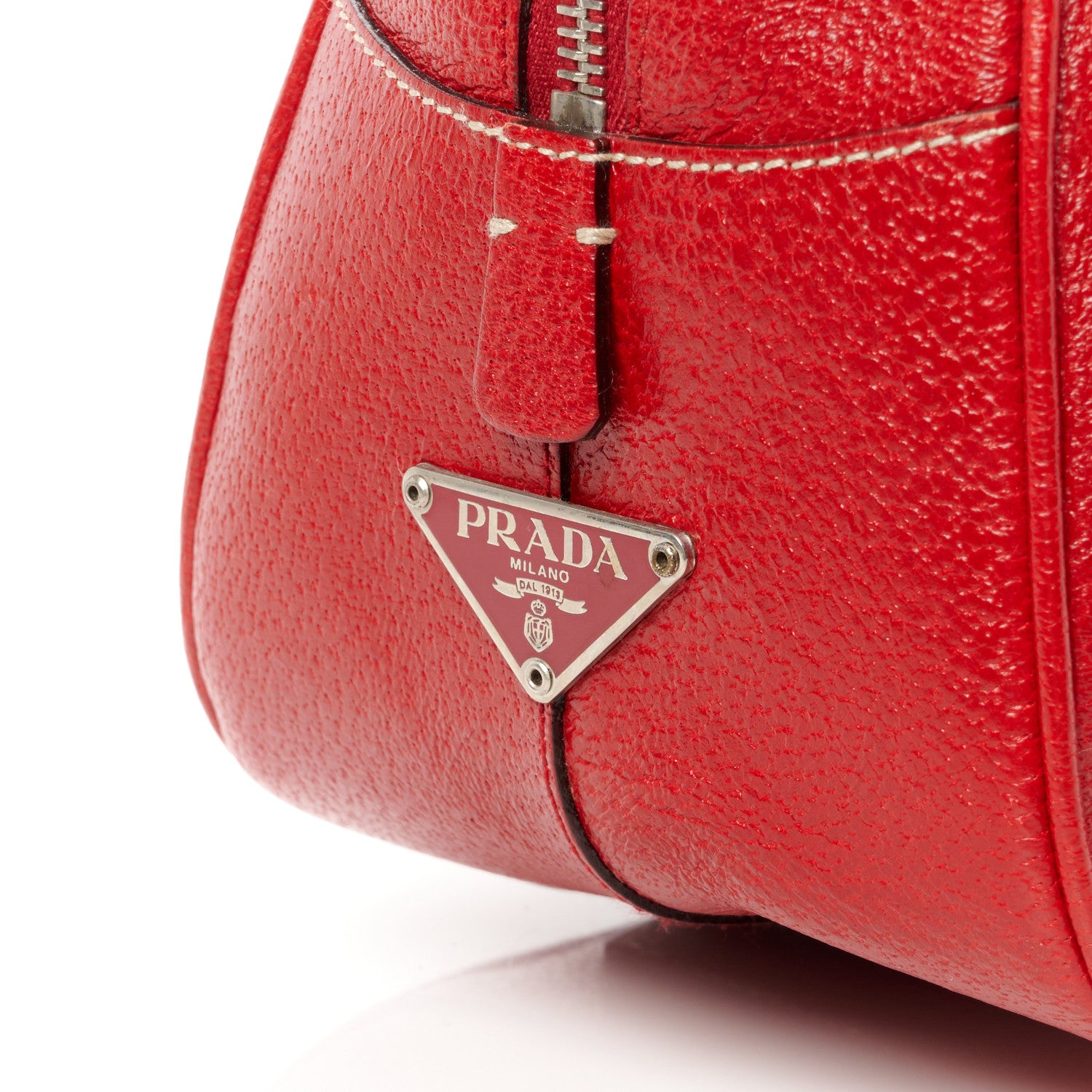 Prada Cinghiale Shoulder Bag Rubino 8 of 11
