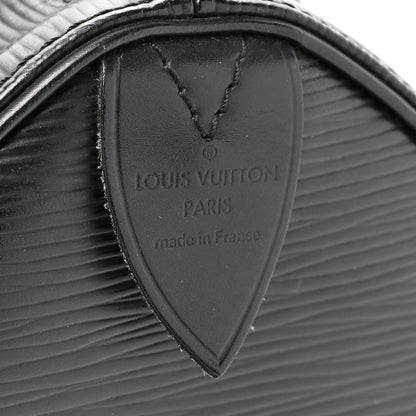 Louis Vuitton Epi Speedy 25 Black 5 of 10