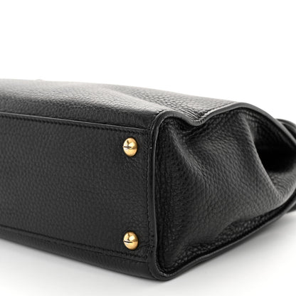 Christian Dior Calfskin Dioraddict Top Handle Black 9 of 14