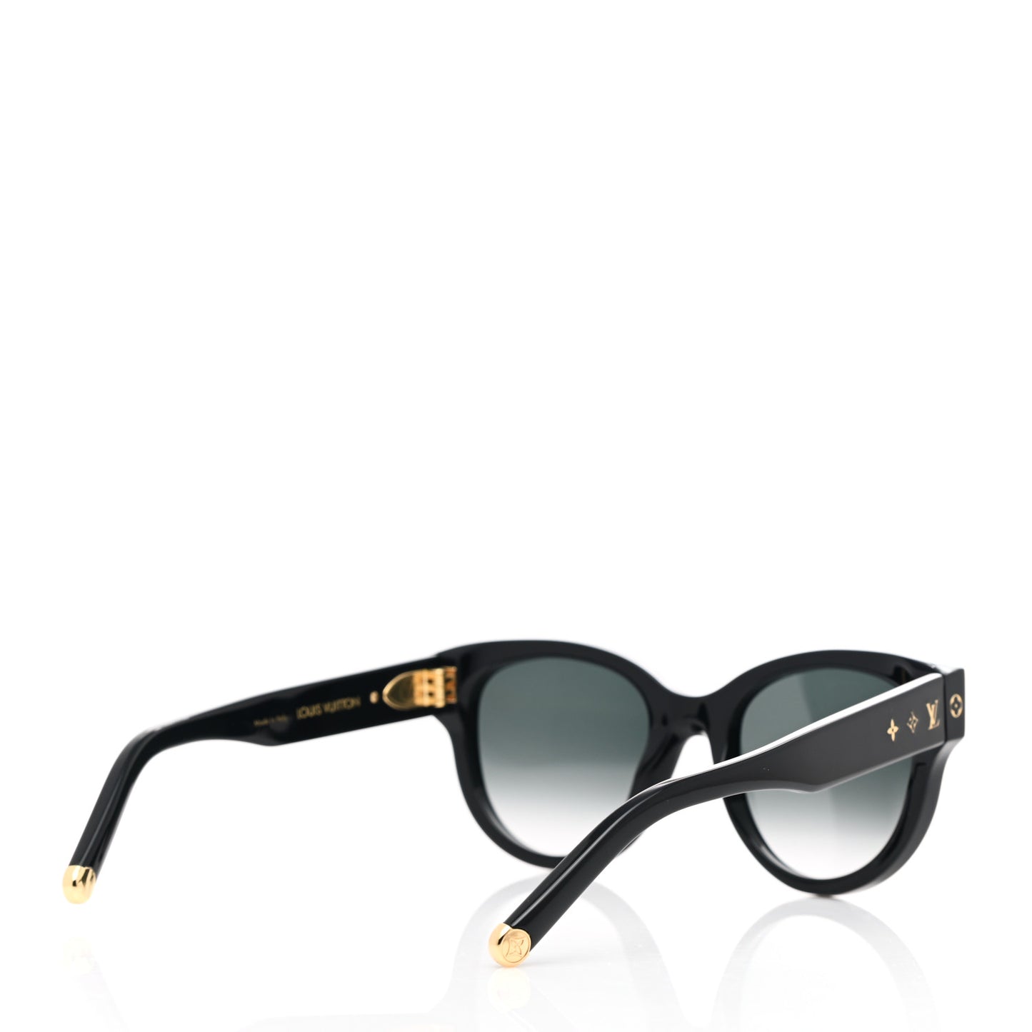 Acetate My Monogram Square Sunglasses Z1526W Black