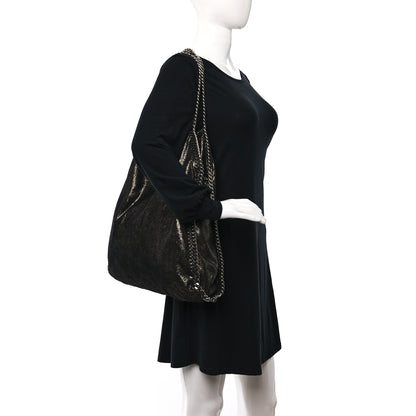 Stella McCartney Shaggy Deer Big Falabella Tote Ruthenium 2 of 10