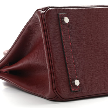 Hermes Epsom Birkin 30 Rouge H 9 of 11
