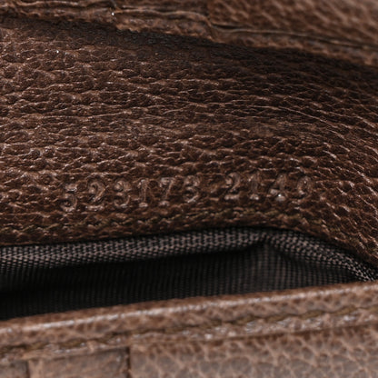 Gucci GG Supreme Monogram Web Ophidia French Flap Wallet Beige New Acero 8 of 11