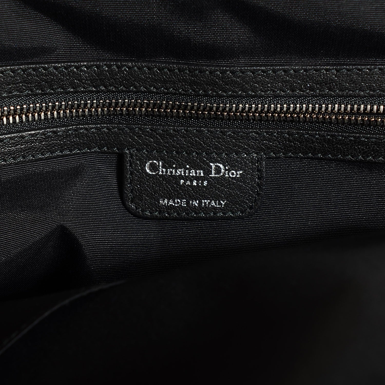Christian Dior Lambskin Large Karenina Tote Black 6 of 7
