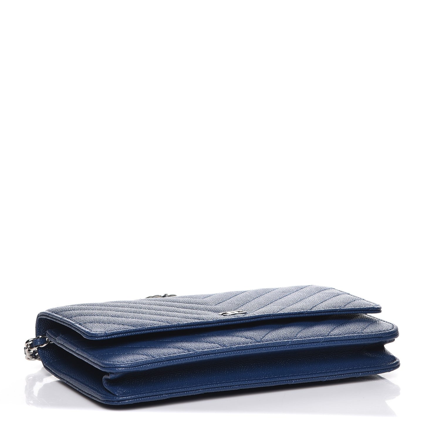 Caviar Chevron Wallet On Chain WOC Navy