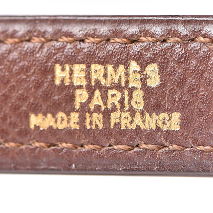 Hermes Courchevel Kelly Sellier 32 Chocolate 21 of 34
