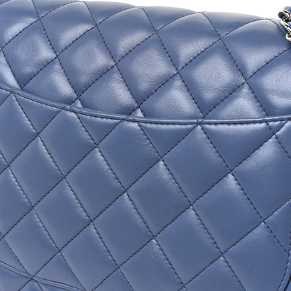 Chanel Lambskin Quilted Jumbo Double Flap Light Purple 16 of 17
