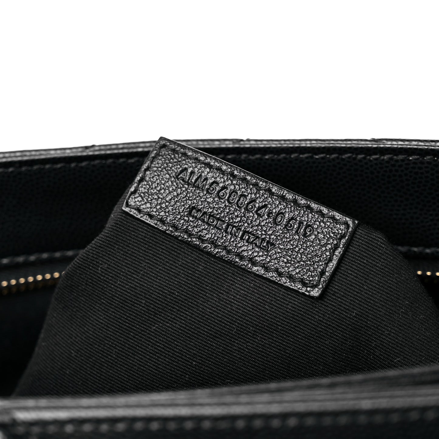 Grain De Poudre Matelasse Chevron Tribeca Shopping Bag Black