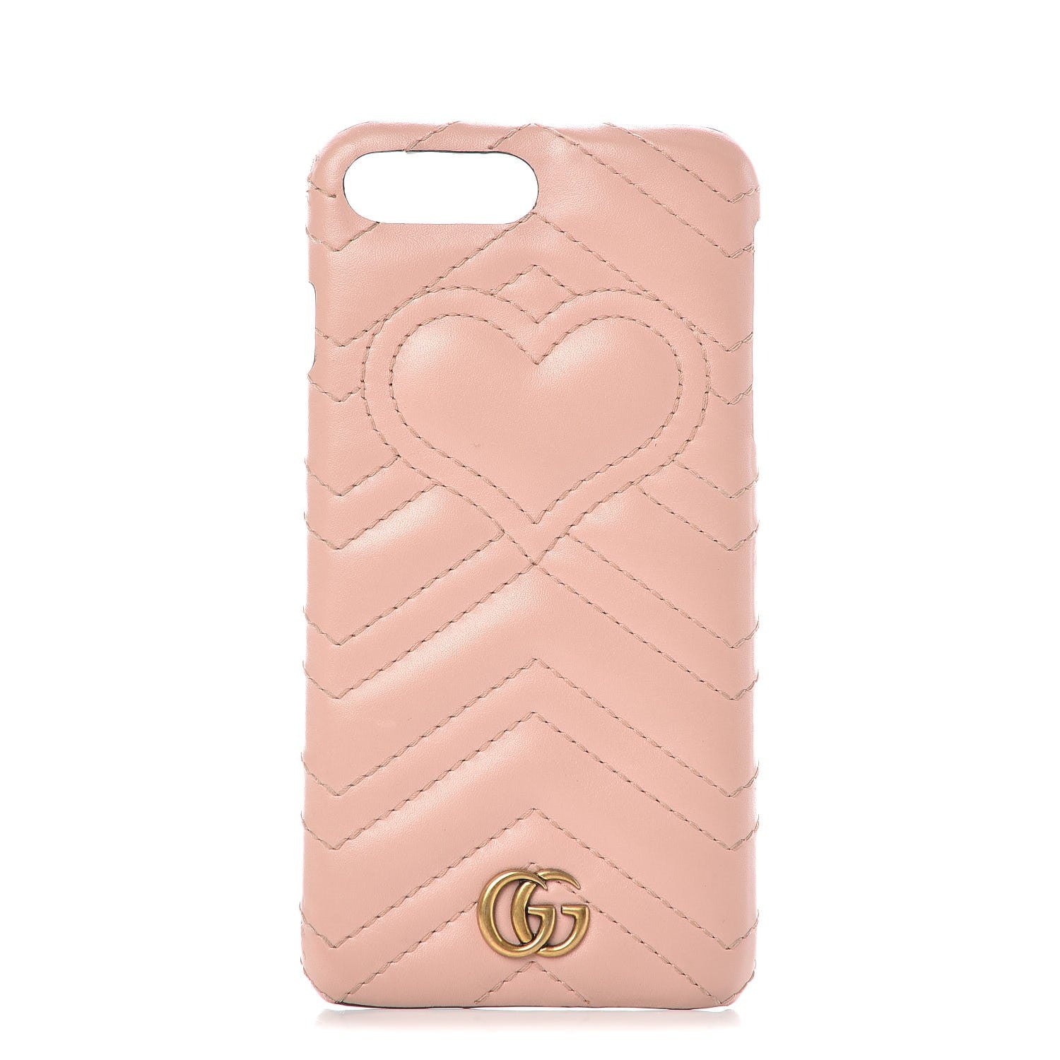Gucci Calfskin Matelasse Marmont iPhone 7 Plus Case Pink 1 of 7