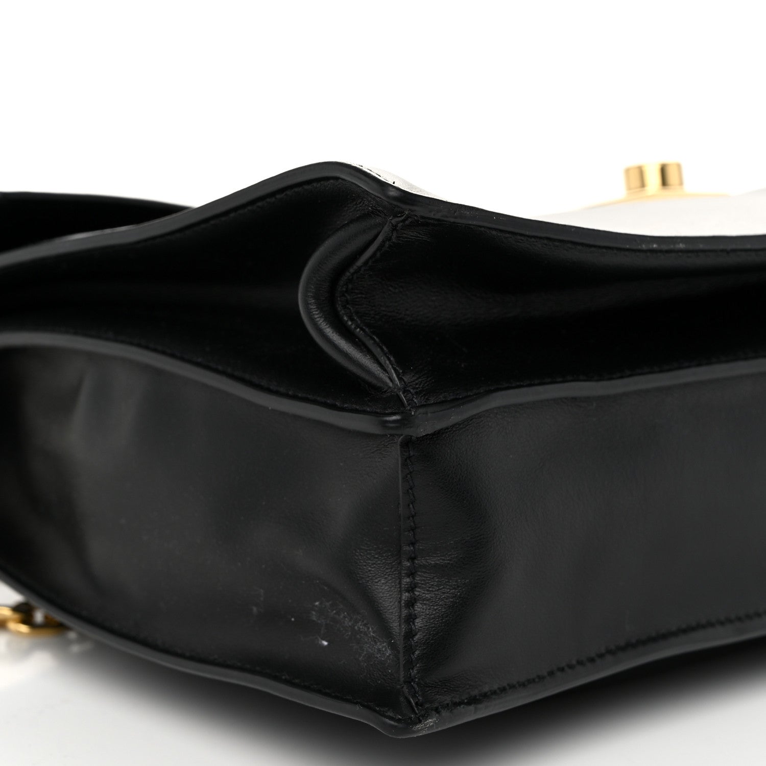 Prada Calfskin Large Soft Sound Shoulder Bag Black 9 of 10