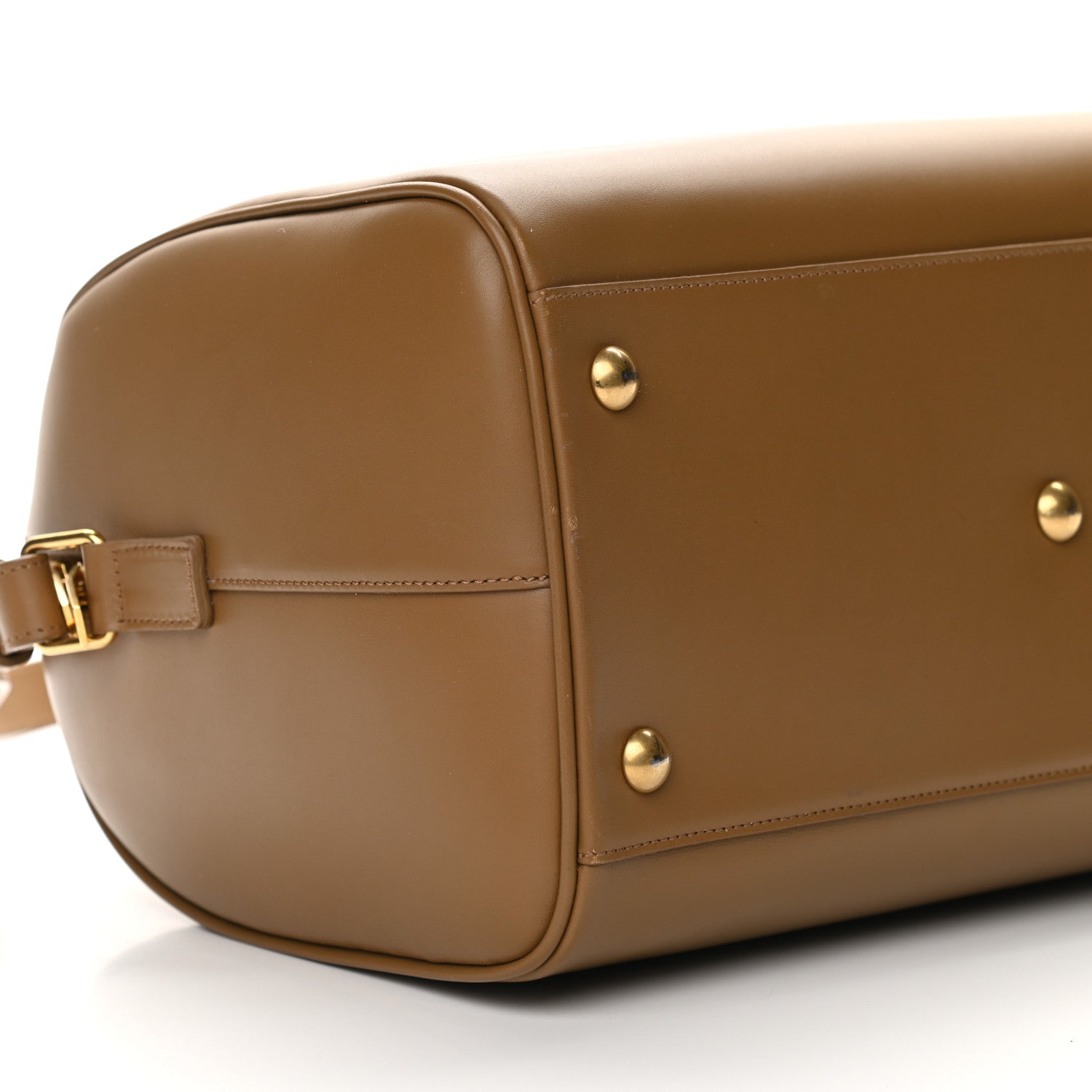 Saint Laurent Calfskin Classic Duffle 6 Camel 9 of 11