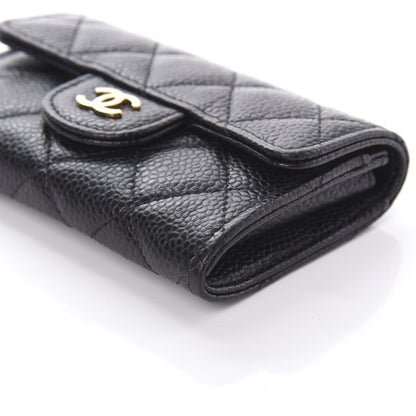 Chanel Caviar Quilted Flap Card Holder Black 7 of 12