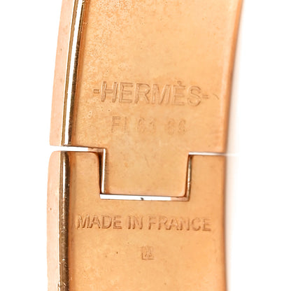 Hermes Enamel Narrow Clic Clac H Bracelet Marron Glace 4 of 4